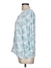 Michelle McDowell 100% Rayon Blue 3/4 Sleeve Blouse Size L - photo 5