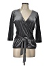 Express One Eleven Gray 3/4 Sleeve Top Size L - photo 1