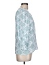 Michelle McDowell 100% Rayon Blue 3/4 Sleeve Blouse Size L - photo 4