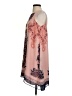 Max Studio 100% Polyester Graphic Pink Cocktail Dress Size XS - photo 5