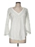 Feathers Ivory 3/4 Sleeve Blouse Size M - photo 1