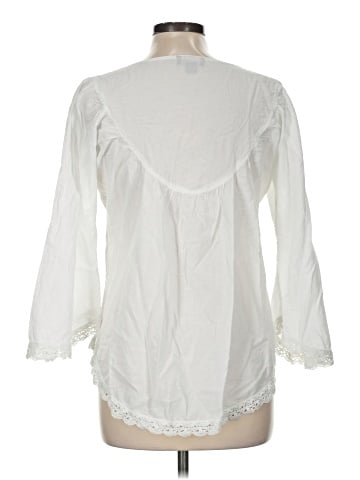 Feathers 3/4 Sleeve Blouse (view 2)