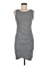 Leith Solid Gray Casual Dress Size M - photo 1
