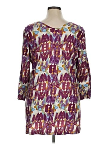 LOGO by Lori Goldstein 3/4 Sleeve T-Shirt (view 2)