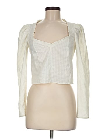 Topshop Long Sleeve Blouse (view 1)
