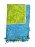 Unbranded Tropical Green Blue Scarf One size - photo 2
