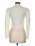 Topshop 100% Polyester Ivory Long Sleeve Blouse Size 6 - photo 2