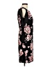 Connected Apparel Floral Black Casual Dress Size 6 - photo 4