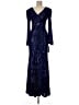 Xscape 100% Polyester Blue Cocktail Dress Size 8 - photo 1