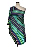Muse Stripes Green Cocktail Dress Size 14 - photo 2