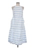 Unbranded Stripes Blue Casual Dress Size 6 (estimated) - photo 1