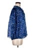 Ulla Johnson Blue 3/4 Sleeve Blouse Size 8 - photo 4