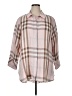 Boho Chic Pink Long Sleeve Button-Down Shirt Size XL - photo 1