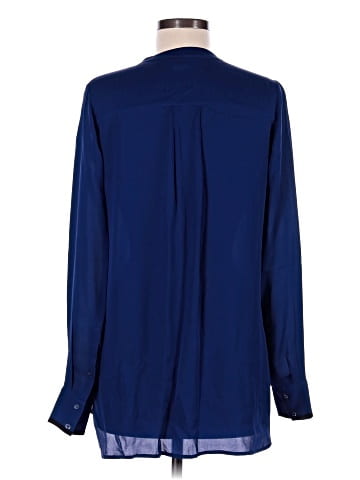 Vince. Long Sleeve Silk Top (view 2)