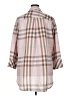 Boho Chic Pink Long Sleeve Button-Down Shirt Size XL - photo 2