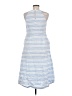 Unbranded Stripes Blue Casual Dress Size 6 (estimated) - photo 2