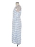 Unbranded Stripes Blue Casual Dress Size 6 (estimated) - photo 5