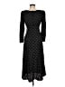 Assorted Brands Floral Black Casual Dress Size M (estimated) - photo 2