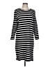 Old Navy Stripes Black Casual Dress Size L - photo 1