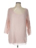 Nina Kendosa Paris 100% Nylon Pink Pullover Sweater Size 12 - photo 1
