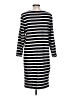 Old Navy Stripes Black Casual Dress Size L - photo 2