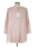 Nina Kendosa Paris 100% Nylon Pink Pullover Sweater Size 12 - photo 2