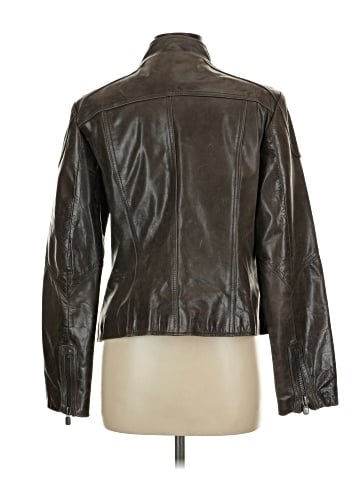 Laundry by Shelli Segal Leather Jacket (view 2)
