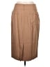 J.Crew 100% Wool Solid Tan Wool Skirt Size 8 - photo 2