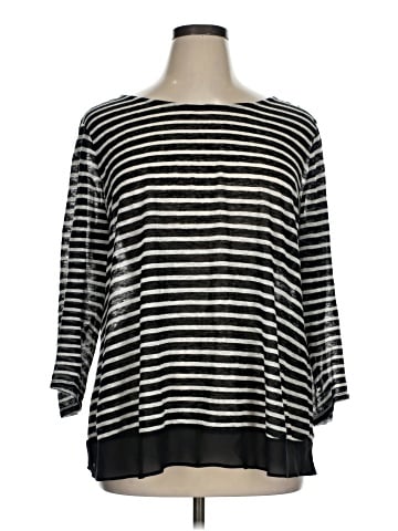 Lauren by Ralph Lauren 3/4 Sleeve T-Shirt (view 1)