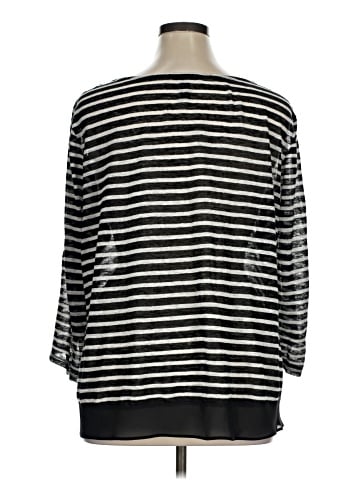 Lauren by Ralph Lauren 3/4 Sleeve T-Shirt (view 2)