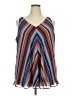 Lane Bryant 100% Polyester Blue Sleeveless Blouse Size 20 - photo 1