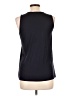 Ann Taylor 100% Polyester Black Sleeveless Top Size M - photo 2