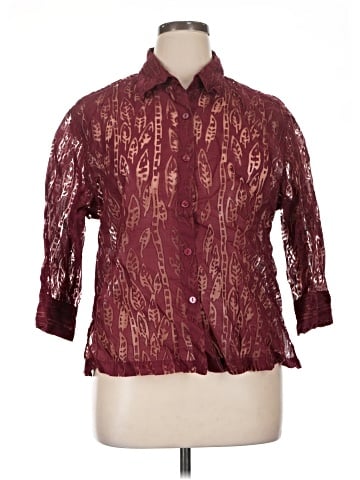 Mirasol 3/4 Sleeve Button-Down Shirt (view 1)