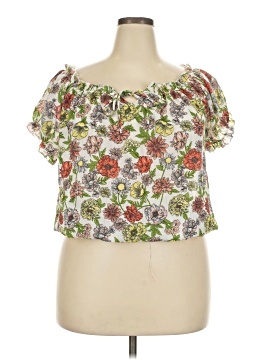 Derek Heart Short Sleeve Blouse