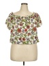 Derek Heart Green Short Sleeve Blouse Size 2X - photo 1