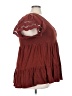 Torrid Burgundy Short Sleeve Blouse Size 5X Plus (5) - photo 4