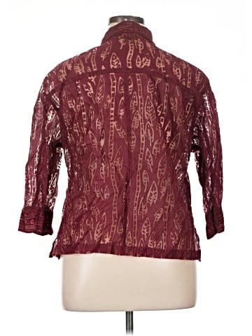 Mirasol 3/4 Sleeve Button-Down Shirt (view 2)