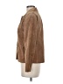 Style&Co 100% Leather Brown Leather Jacket Size Med Petite - photo 5