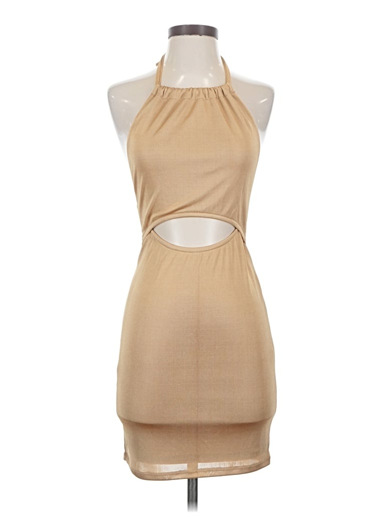 Forever 21 Cocktail Dress In Tan