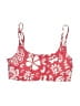 Old Navy Floral Red Swimsuit Top Size M - photo 1