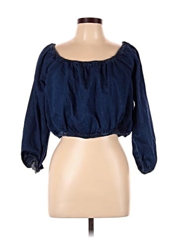 American Eagle Outfitters 3/4 Sleeve Blouse (view 1)