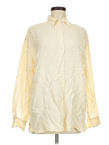 Laura Ashley Long Sleeve Silk Top (view 1)