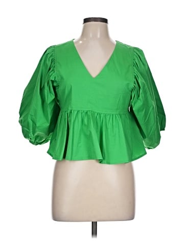 Karlie 3/4 Sleeve Blouse (view 1)