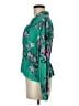 Leith 100% Rayon Green 3/4 Sleeve Blouse Size M - photo 5