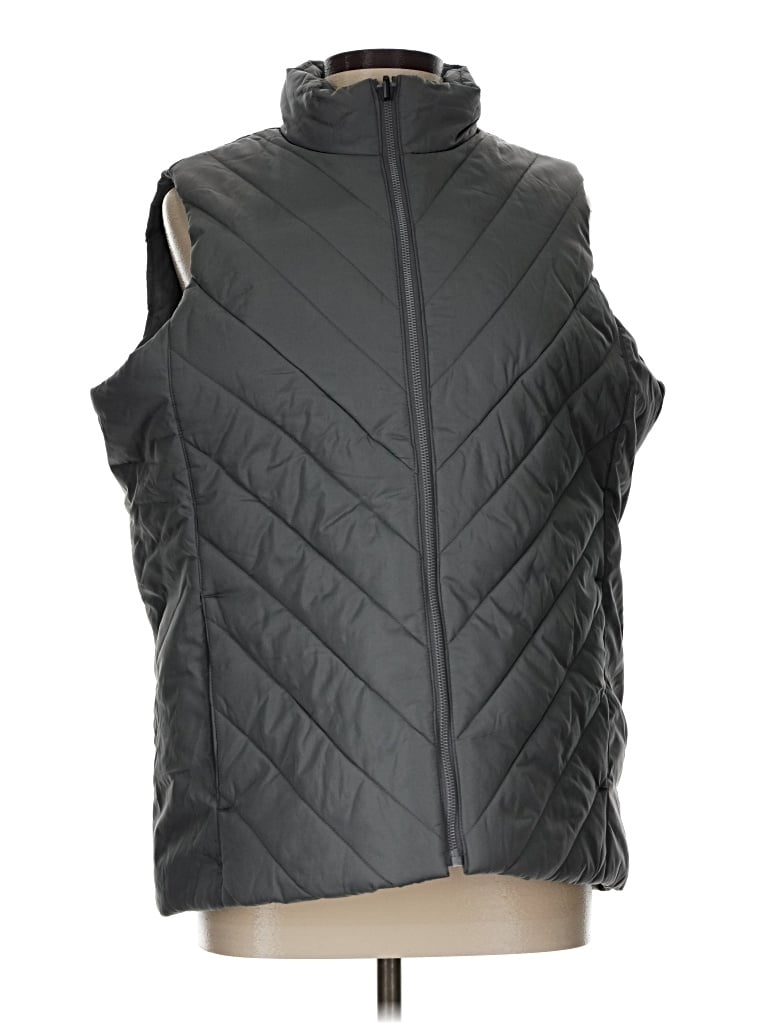 Pre-owned Lands' End Vest In Black