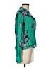 Leith 100% Rayon Green 3/4 Sleeve Blouse Size M - photo 4