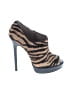 Charles David Animal Print Brown Tan Heels Size 6 1/2 - photo 1