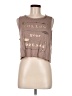 Unbranded Brown Sleeveless T-Shirt Size M - photo 1