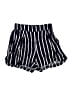 H&M 100% Viscose Stripes Blue Shorts Size 4 - photo 1