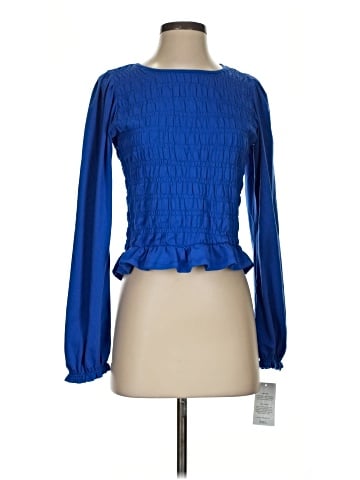 Elegantees Long Sleeve Blouse (view 1)